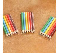 Shein Set de 10 piezas / 60 piezas Lápices de colores de madera mini, bolsa de OPP de 3,5 pulgadas con 6 colores