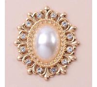 Shein Set De 10 Piezas De Accesorios De Joyería De Moda Diy De Aleación De Zinc Con Perlas Y Diamantes De Imitación Para Mujeres Para Hacer Joyas Diy De Dis