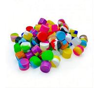 Shein Set de 10 piezas de contenedores de silicona multifuncionales, mini caja de almacenamiento para crema, especias, portátil para el hogar, al aire libre