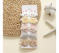 Shein Set de 10 pinzas para el cabello con diseño de animales lindos, pinzas para el cabello suaves y adorables para bebés, pinzas para el flequillo, no dañ