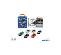 Shein Set de 12 coches retrofricción en maletín de metal 15x9x20 cm (Jugatoys DS069) ✅ Entrega 24/48h a España (península)