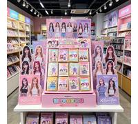 Shein Set de 12 mini cuadernos de estilo K-Pop, impresos con el patrón de la guerrera K-Pop Rumi, páginas interiores con puntos, papel grueso que no se tras