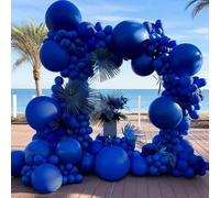 Shein Set de 126 globos azul real de 18 pulgadas (45 cm extra grandes) apto para fiesta de cumpleaños, boda, aniversario, graduación, despedida de soltera,