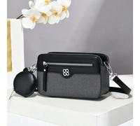 Shein Set de 2 bolsos de mano de estilo de moda con monedero y tarjetero, bolso tote elegante de gran capacidad con diseño de cuadros, bolso de hombro peque
