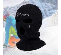 Shein Set de 2 piezas/1 pieza de pasamontañas y guantes de punto con bordado unisex, adecuado para actividades al aire libre de otoño e invierno como viajes