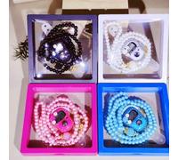 Shein Set de 2 piezas con 99 cuentas de 6mm, contador de anillos, pulsera, contador en caja, opciones de multicolor (adecuado para el conteo de oraciones de