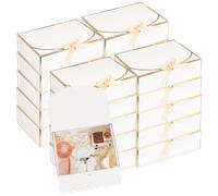 Shein Set de 20/10/5/2 cajas de regalo, cajas de regalo con cubierta blanca y negra, adecuadas para propuesta de dama de honor, cumpleaños, fiesta, Día de S