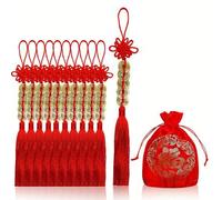 Shein Set de 20 monedas de cobre y amuletos de la suerte de estilo chino Feng Shui, monedas antiguas I-Ching, decoración para coche y hogar, monedas de los