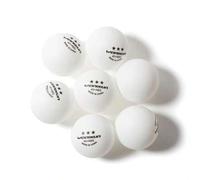Shein Set de 3/7/10 pelotas de tenis de mesa de grado profesional en ABS | Diseño de colores dual amarillo y blanco | Tamaño oficial para juego de cerveza/p
