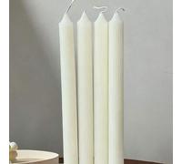 Shein Set de 3 piezas/4 piezas de velas blancas puntiagudas de 10 pulgadas, velas decorativas ideales para el hogar y velas perfumadas para el festival del