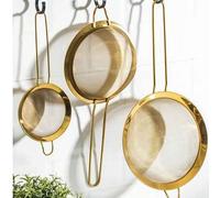 Shein Set de 3 piezas Colador de azúcar ultra fino para leche, té, miel y leche de soja para el hogar y la cocina, juego de coladores de malla fina, herrami