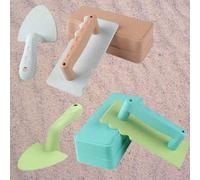 Shein Set de 3 piezas de juguetes de agua para niños, que incluye una pala de arena duradera y un molde de pared de ladrillos, ideal para jugar con la famil