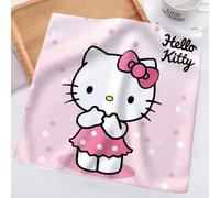Shein Set de 3 piezas de Sanrio Hello Kitty de 400 g/m² de microfibra ultra suave para el baño, toalla de baño súper absorbente y de secado rápido, toalla d