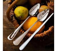 Shein Set de 3 piezas de utensilios de acero inoxidable: cuchillo para pomelo, sacabocados de manzana, cuchara para barro, útiles escolares