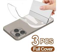 Shein Set de 3 protectores de pantalla de película de hidrogel para la parte posterior, compatible con iPhone 17 Air 16 15 11 12 13 14 Pro Max Mini Plus, pr