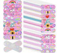 Shein Set de 30 piezas de Curitas con diseños de dibujos animados, hemostasia rápida y cuidado suave de heridas, vendas divertidas, vendas adhesivas con múl