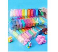 Shein Set de 36/24/12 colores de arcilla de modelado de secado al aire, arcilla mágica de modelado DIY sin pegamento con herramientas, arcilla polimérica sú