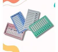 Shein Set de 4 blocs de notas de disciplina personal, tablero de mensajes, lista de verificación, planificador de notas para RV, automóvil, gestión de tarea