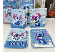 Shein Set de 4 cuadernos con temática de Stitch - Mini libretas de espiral en blanco, cuadernos y papelería de uso diario y oficina, adecuados para recompen