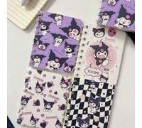 Shein Set de 4 cuadernos/libretas A5/A7 con diseño de Hello Kitty rosa espiral, blocs de notas de dibujos animados, diario, registro, útiles escolares y de