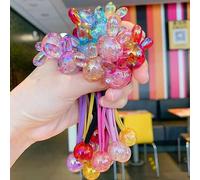 Shein Set de 4 lazos para el cabello con orejas de conejo de colores, accesorios de cabello lindos para niñas, adecuados para la escuela, actuaciones y uso