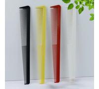 Shein Set de 4 peines con dientes anchos y finos, peine cortador de pelo para hombres con cabello corto, peines de plástico para arreglar con dientes separa
