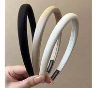 Shein Set de 4 piezas/3 piezas de diademas de satén retro para niños, diademas versátiles a juego para niñas, tocado elegante y sencillo para exteriores