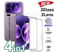 Shein Set de 4 protectores de pantalla de smartphone Android para Xiaomi 15/15T/15T Pro/14/14T/14T Pro/13/13T/13T Pro, regalo de primavera