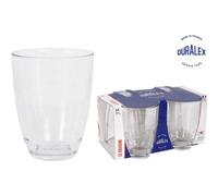 Shein Set De 4 Vasos Transparente 220Cc Gigogne Diseño Clásico y Elegante Ideales para Decorar la Mesa | Set De 4 Vasos Transparente 220Cc Gigogne Resisten