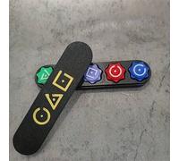 Shein Set de 5 piedras Gonggi, juego tradicional coreano de reflejos y coordinación mano-ojo, juego clásico de la cultura popular coreana, juego de atrapar