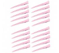 Shein Set de 5 piezas/10 piezas/15 piezas/20 piezas de pinzas de metal para el cabello, pinzas rizadoras, pinzas de pato, pinzas de cocodrilo, pinzas de met