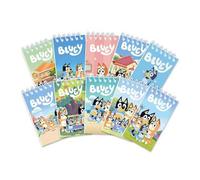 Shein Set de 5 piezas/10 piezas de mini libretas portátiles con diseños del anime Bluey. Libretas de dibujos animados muy adecuadas para festivales, fans, e