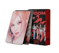 Shein Set de 55 tarjetas fotográficas BABY-MONSTER CHOOM, tarjetas Lomo de álbum de grupo femenino, tarjetas fotográficas coleccionables de alta definición,