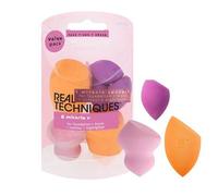 Shein Set de 6 esponjas de maquillaje surtidas de Real Techniques Miracle Complexion, para mezclar y esculpir, cobertura total, herramienta de maquillaje pr
