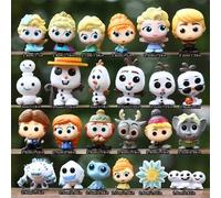 Shein Set de 6 figuras de PVC de Disney Frozen (Elsa, Anna, Olaf) - Regalo de Navidad y cumpleaños, coleccionables para decoración del hogar (con licencia o