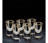 Shein Set de 6 o 12 piezas de Mini copas doradas de 15ml/0.5oz, adecuadas para bar, pub, club, restaurante y uso doméstico, copas de vino para boda y fiesta