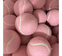 Shein Set de 6 pelotas de tenis de alta elasticidad y durabilidad, aptas para entrenamiento, acondicionamiento físico y masaje para mascotas, adecuadas para