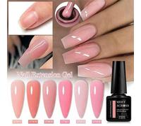 SHEIN – Kit de extensión de uñas de gel rápido, constructivo duro semipermanente – 6 piezas × 7 ml