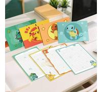Shein Set de 8 piezas Sobre Pokemon Pikachu - Tarjetas de felicitación de Pokebola para invitaciones de regalos, coleccionistas, fans del anime, invitacione