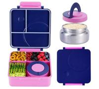 Shein Set de caja bento con tarro de sopa térmico de acero inoxidable de 8 onzas - perfecto para almuerzos escolares u de oficina, de vuelta a la escuela
