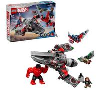 Shein Set de construcción LEGO Marvel Capitán América vs. Batalla Roja - Juguete de los Vengadores para niños - Regalo de cumpleaños para niños y niñas de 7