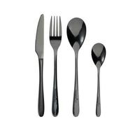 Shein Set de Cubertería de 16 piezas en acero inoxidable PRAGA Negro de San Ignacio