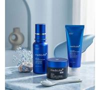 Shein Set de cuidado facial Zero Pore de 3 piezas: suero Exosome Shot 2000 + mascarilla de barro para puntos negros + crema de día Zero One - Rutina coreana