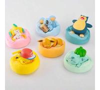 Shein Set de figuras de Pokémon con Pikachu, Eevee, Charizard, Squirtle y talla grande - Lindas figuras de acción coleccionables para decoración, regalo, co