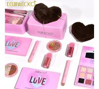 Shein Set de Paleta de sombras de ojo con labiales y contorno KEVIN&COCO, Caja metálica de maquillaje para ojos labios y cara, EnvÃo desde España en 24 a
