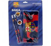 Shein Set de Papelería F.C Barcelona Con Block de Notas, Un Lápiz, Subrayador y Un Pin - Set de Papelería F.C Barcelona Diseño Práctico y Organizado y Licen