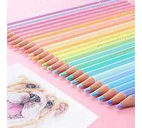 Shein Set de pasteles al óleo color macaron - Dureza HB, borrables, calidad profesional de artista, apropiado para pintura y útiles escolares, de vuelta a c