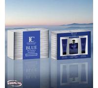 Shein Set de perfume masculino Blue de Chance Fragrance Couture 3 piezas - Eau de Parfum 100ml, gel de ducha y loción corporal - Fragancia fresca, elegante