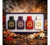 Shein Set de regalo Badee Al Oud (4 x 30 ml) - Eau de Parfum unisex | Fragancias orientales y ambaradas | Set de regalo premium