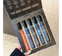 Shein Set de regalo de 5 piezas/1 pieza - Juego de fragancias edición limitada de Brasil de 10ml, incluye 5 vaporizadores de fragancia: Pimienta Negra, Made